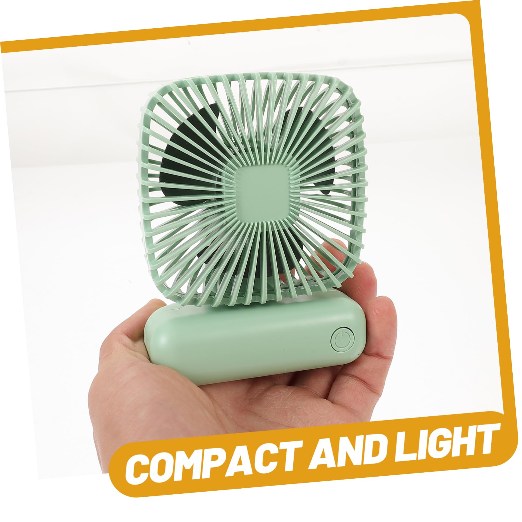 GRIRIW Handheld Fans Portable Fan Random Color USB c Fan Small Fan for Kids Mini Pocket Fan Personal Fan Sky-blue Charging Fan Simple Table Top Fans USB Charging Fan Desk Fan Handheld Fan