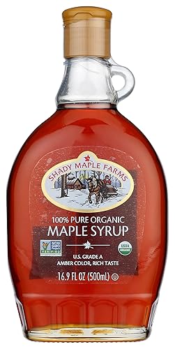 Shady Maple Farm s Jarabe de arce, Og, Gr A, Dk, Gl, 16.90 onzas