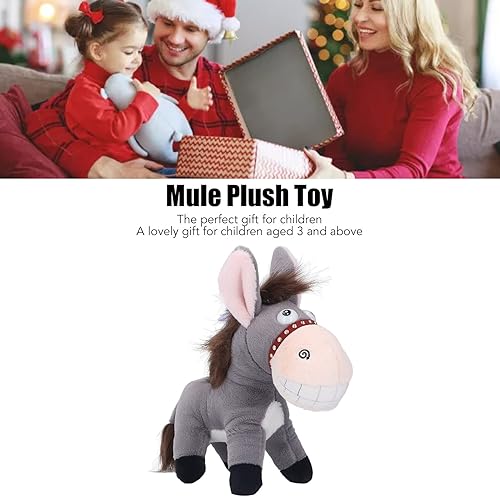 Miniatura 3 de Animales de peluche de Pascua, felpa de algodón PP, suave, cómodo, vívido y realista, juguete de peluche de burro, juguete suave de peluche de burro