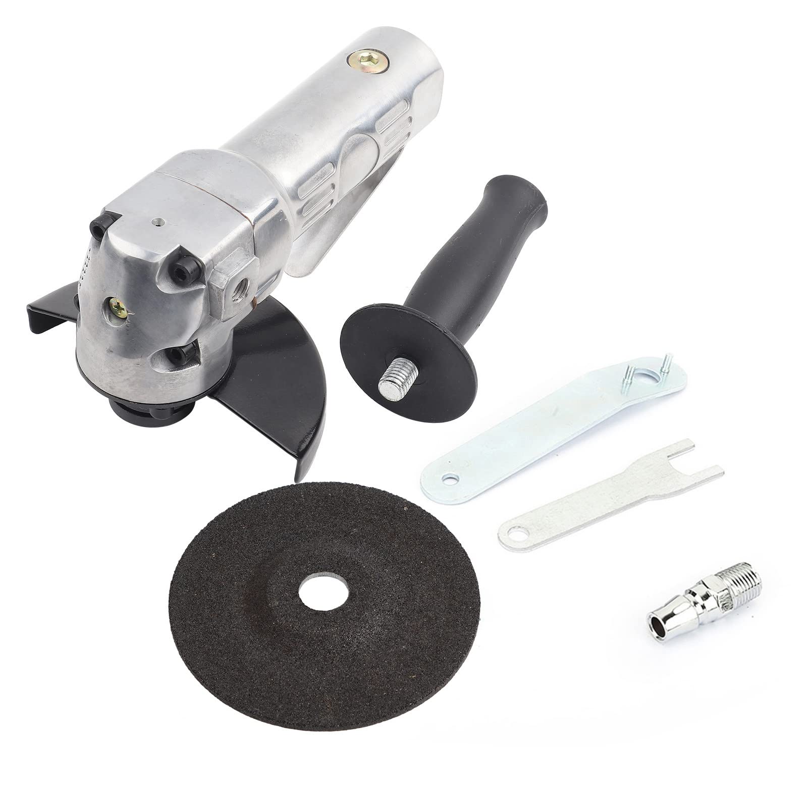 Generic Pulidora de Amoladora Angular de Aire de 4" con Cuerpo de Aleación de Aluminio para Automoción y Maquinaria, Herramienta de Molienda Neumática de 11000 Rpm
