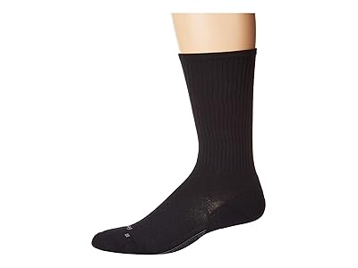 Feetures PF Cushion Crew Crew Cut Socks Shoes Black : SM (US Women
