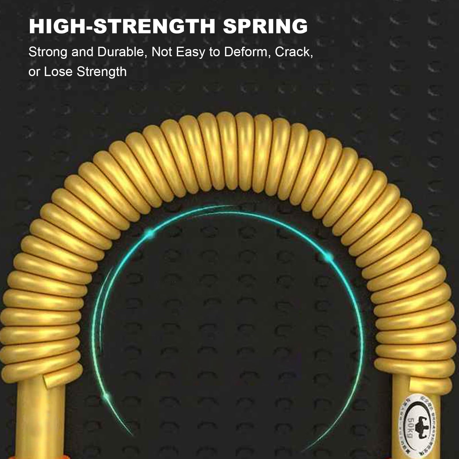 Power Twister Bar, 30 kg-110 kg Heavy Duty Expansor de Pecho para Ejercicios de Hombros, Brazos, bíceps, antebrazos y Pecho(80kg)