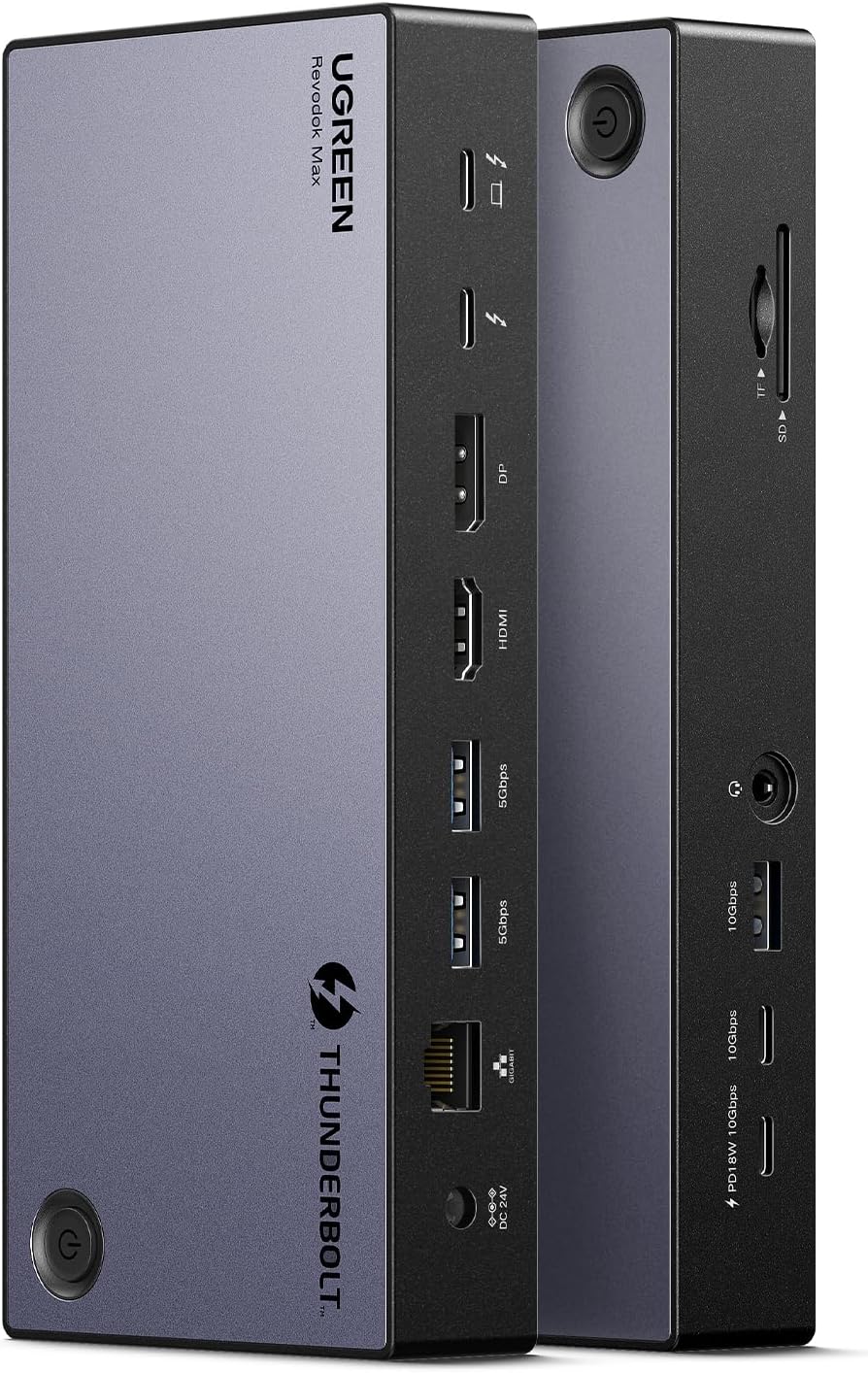 Amazon.com: HyperDrive GEN2 14-in-1 Thunderbolt 3 Dock for MacBook Pro ...