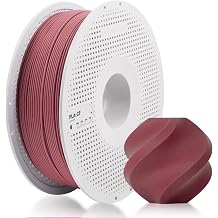 Bamboo Original 1.75MM PLA-CF Carbon Filament with RFID High Accuracy for Assembly Parts for Bambu Lab X1,P1 P2S,H2D AMS 3D Printer Burgundy Red 14200