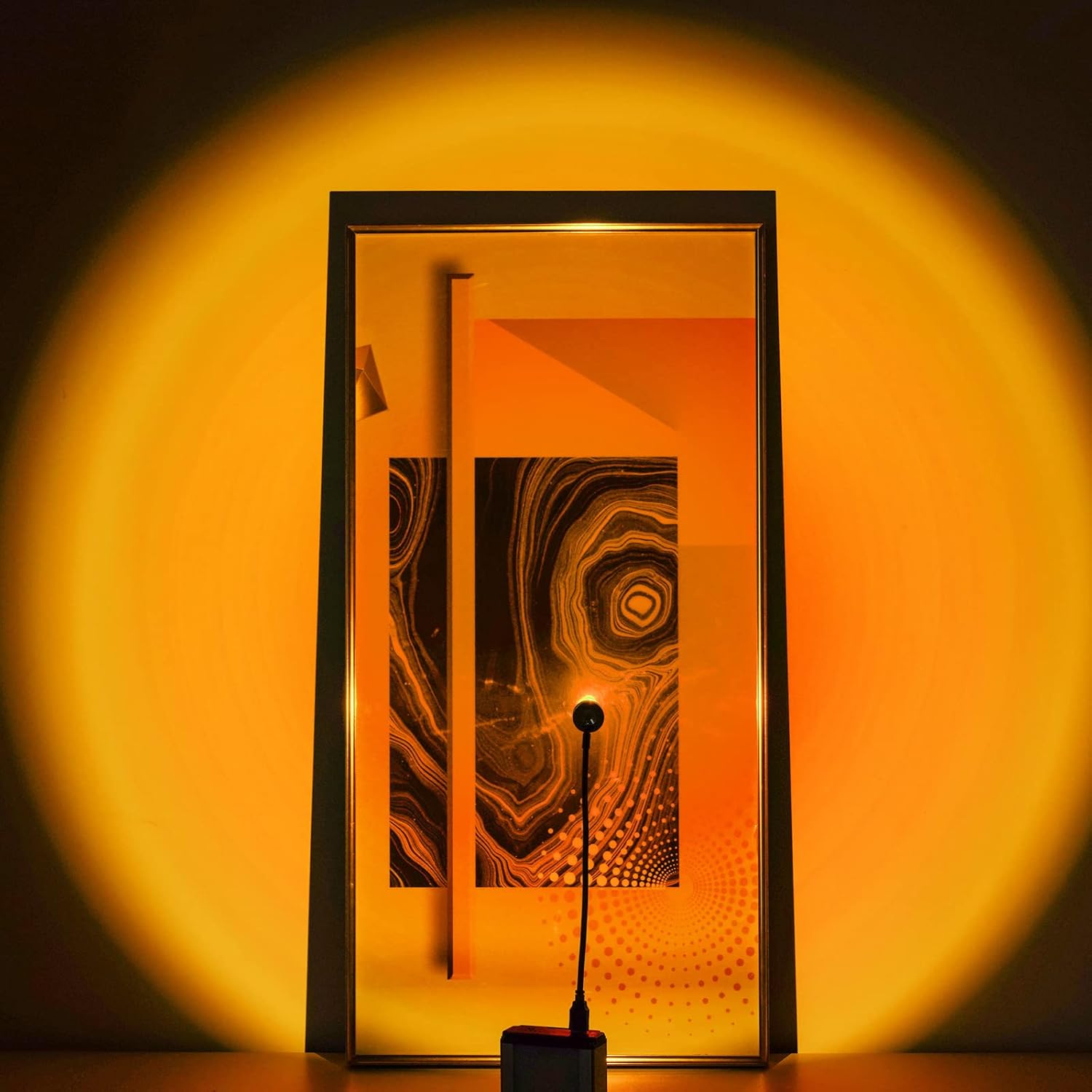 Sunset Projection Light(Yellow)LED Light Night Light 360 Degree