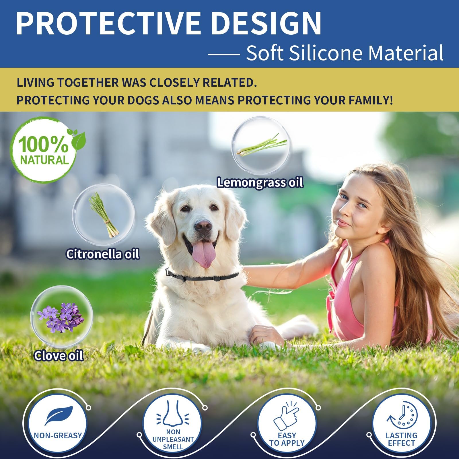 Collare Antipulci Per Cani - Protezione 8 Mesi Naturale E Impermeabile - Foto 13