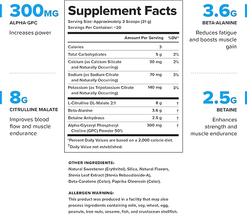 Vista 25 de LEGION Pulse Suplemento preentrenamiento – Bebida natural de óxido nítrico para aumentar la energía, sin creatina, endulzada naturalmente