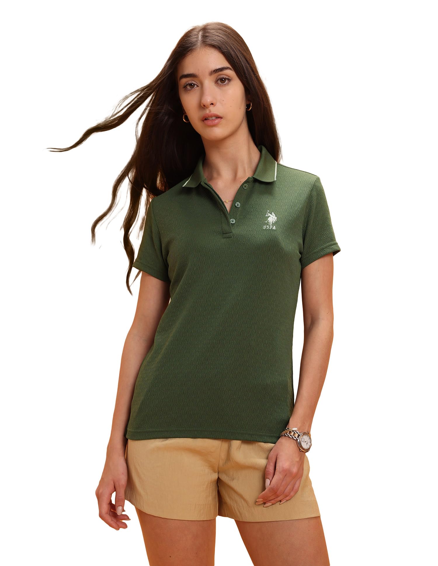 u.s. polo assn. Women's Regular Fit Polo Shirt (UWAW25PTS395-picture-34