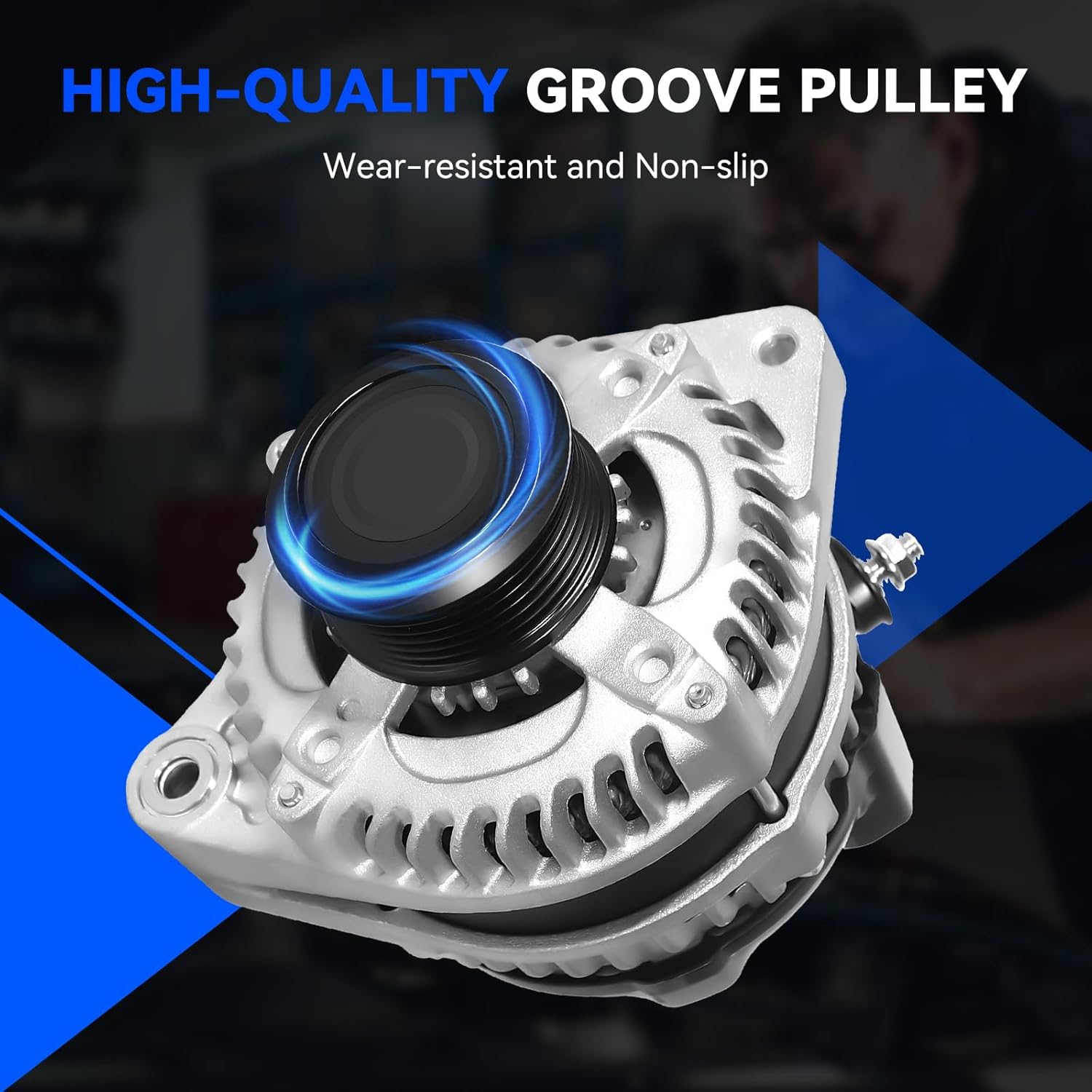 11775N New Alternator 130Amp Replacement for 2014-2017 Honda Odyssey 3.5L V6, OE#11775 31100-RV0-A11 400-52718R