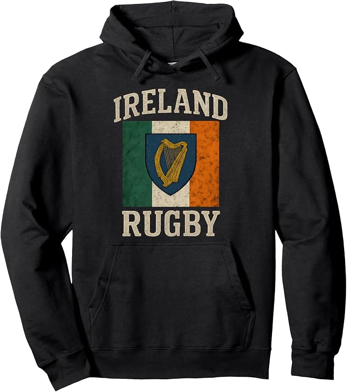 buzo con capucha Ireland Flag Rugby