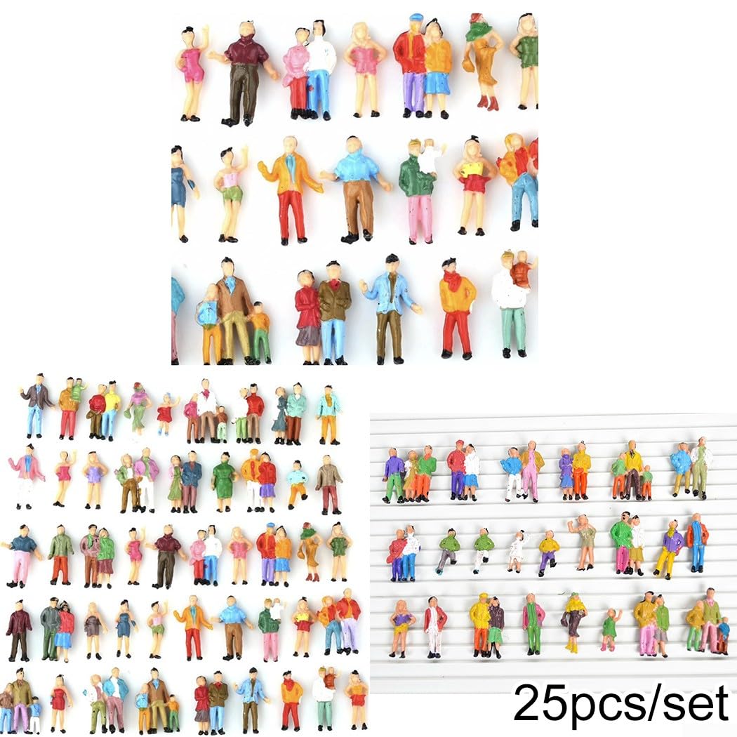 25 Figurine In Scala 1:87 Per Diorami E Treni: Dai Vita Al Tuo Plastico, Un Personaggio Alla Volta!