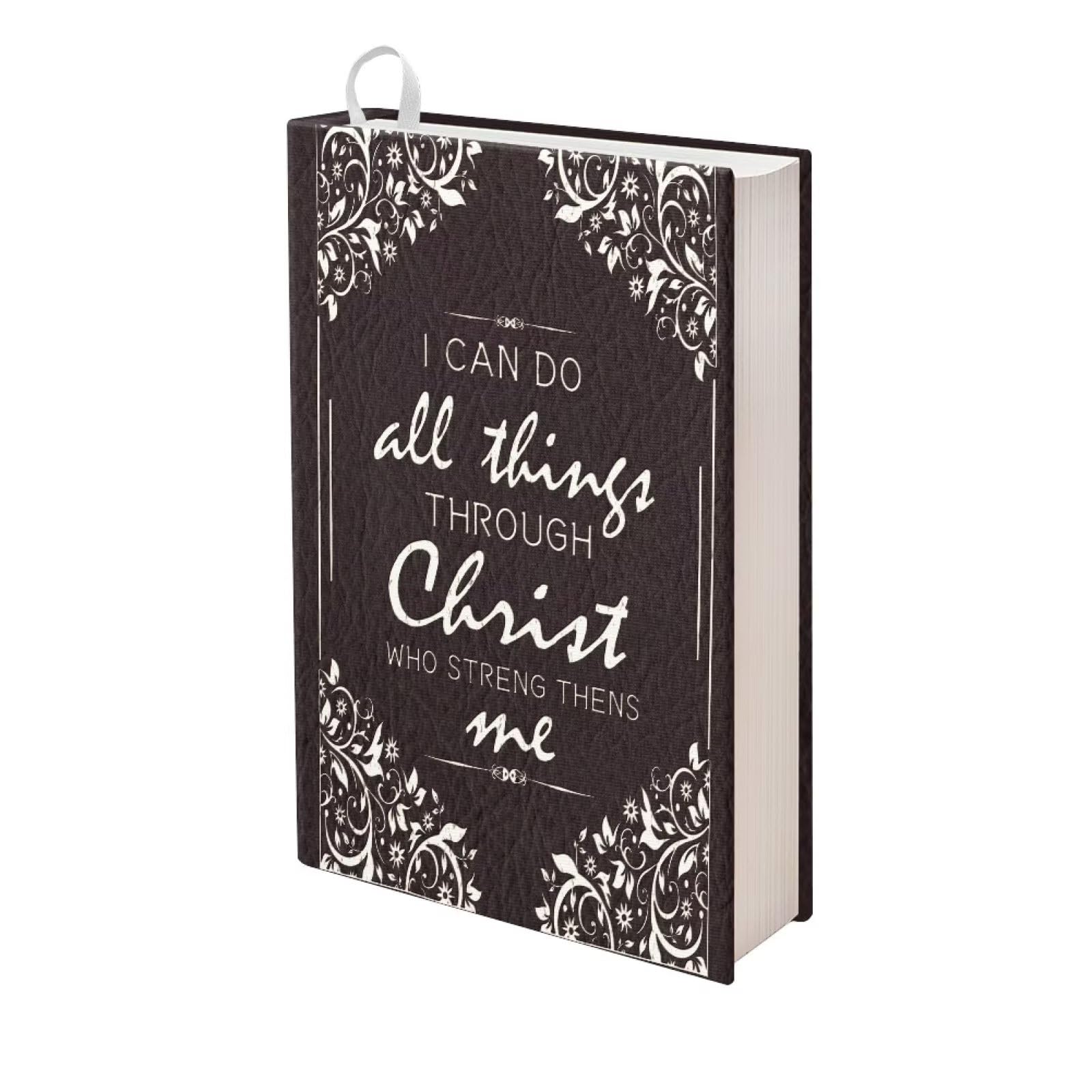 Rnyleeg 9x11 Inch Book Covers,Christmas Bible Cover,Book Protector for Hardcover Books,Washable Reusable Textbook Cover with Label,Book Sox for School Supplies