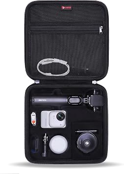 XANAD Hard Case for Insta360 GO Ultra/GO 3S / GO 3 Action Vlogging 4k Camera, Cases for Insta 360 GO Ultra Accessories, Black