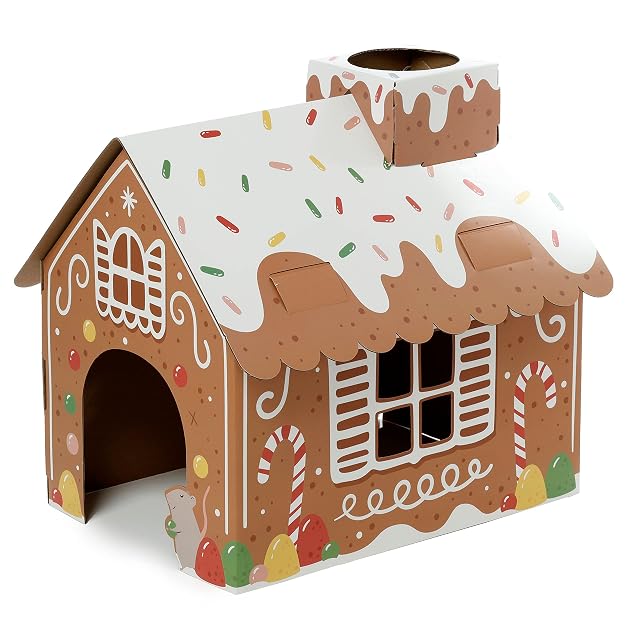 Foto 3 de 8 de Casita para Gatos - Casita de Jengibre - Bricolaje - 100% de cartón