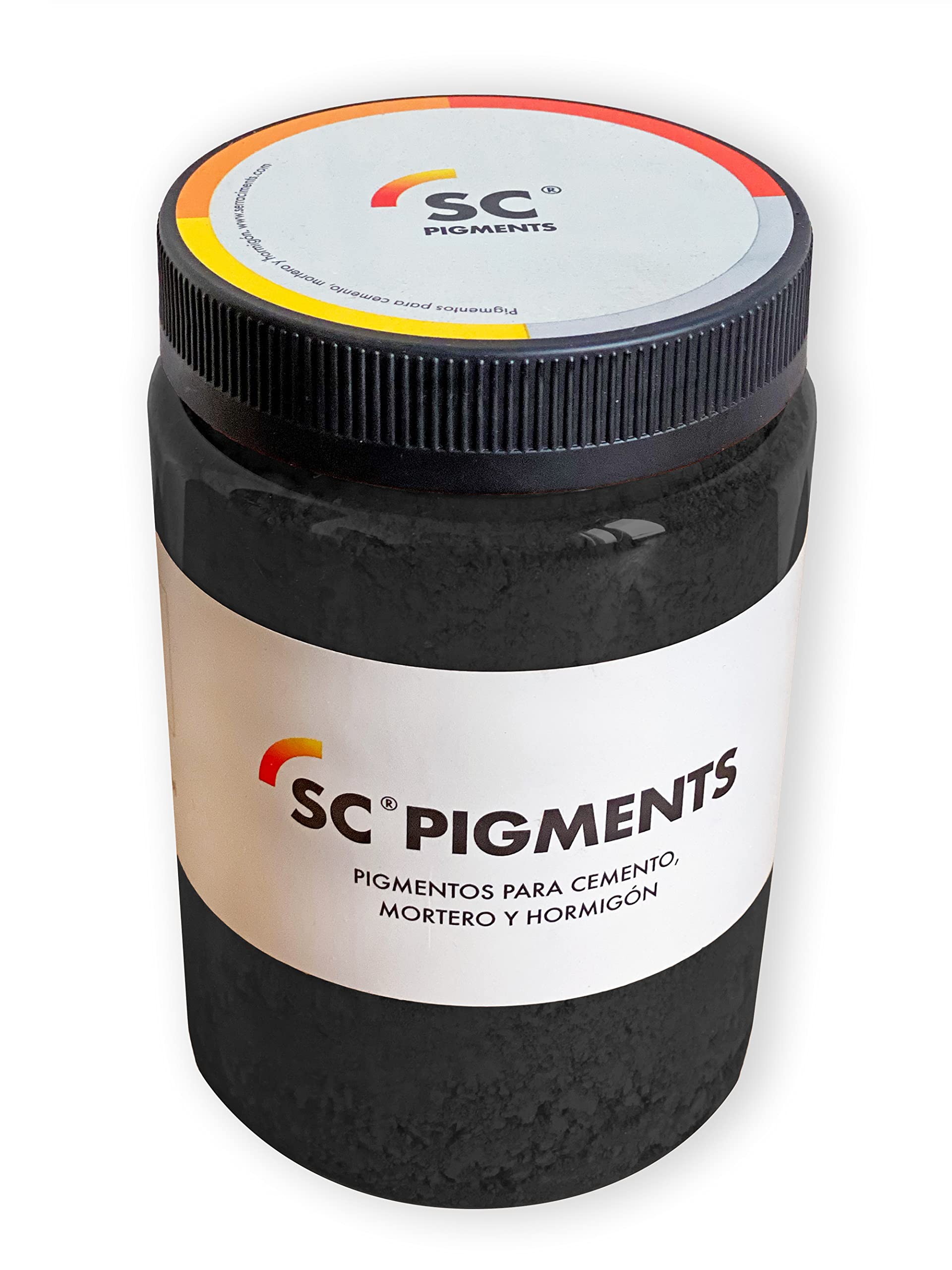Pack de 10 pigmentos para cemento, mortero y hormigón. SC Pigments® Amarillo, Naranja, Rojo, Pardo Claro, Terracota, Cuero Oscuro, Verde, Azul Ultramar, Blanco y Negro