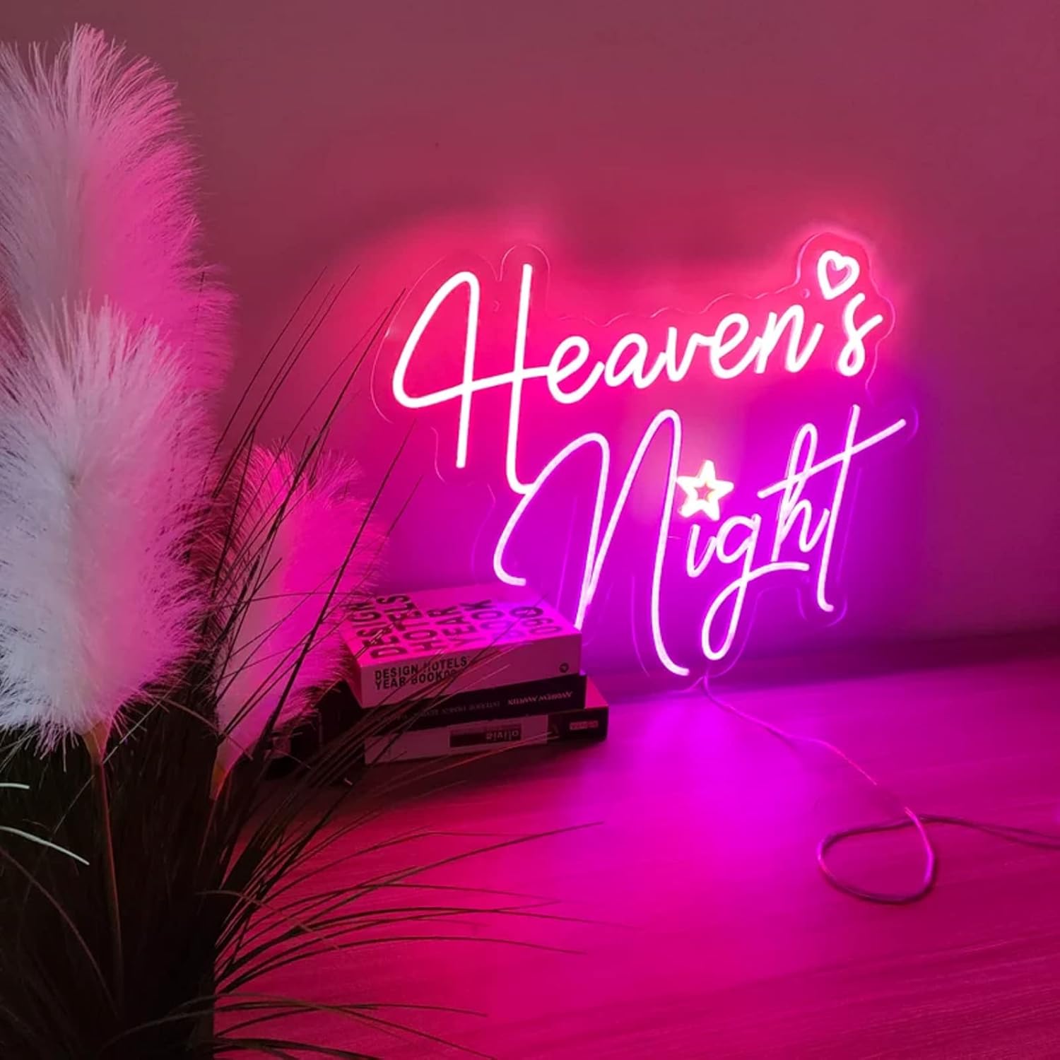 SIGNVIA Heaven's Night Neon Sign for Wall Decor,Led Signs