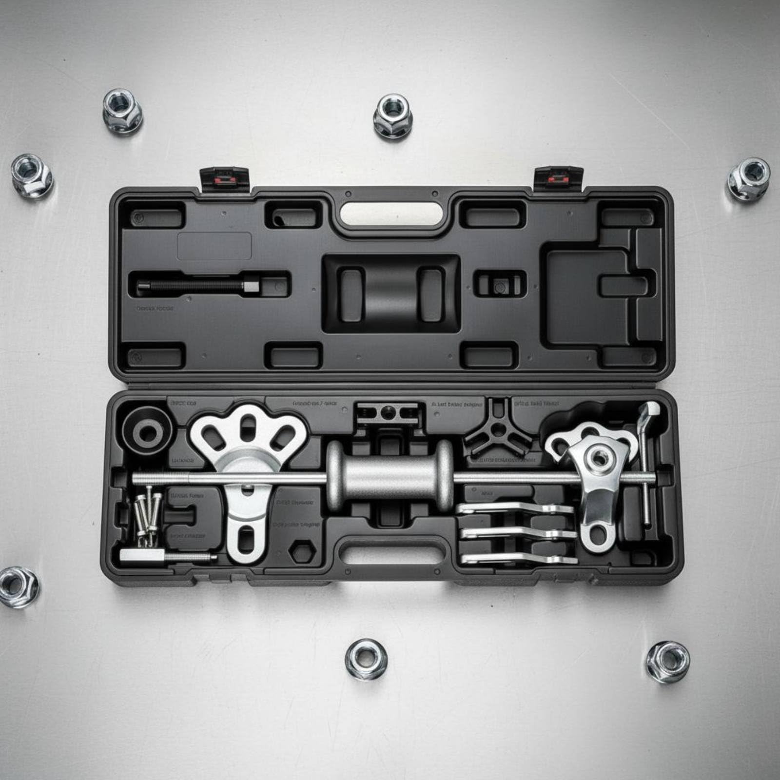 20 Pezzi Estrattore Cuscinetti Ruota Set Utensili Rimozione Mozzo Separatore Cuscinetti Uso Acciaio al Carbonio con Valigetta Adatto per Officina Riparazioni