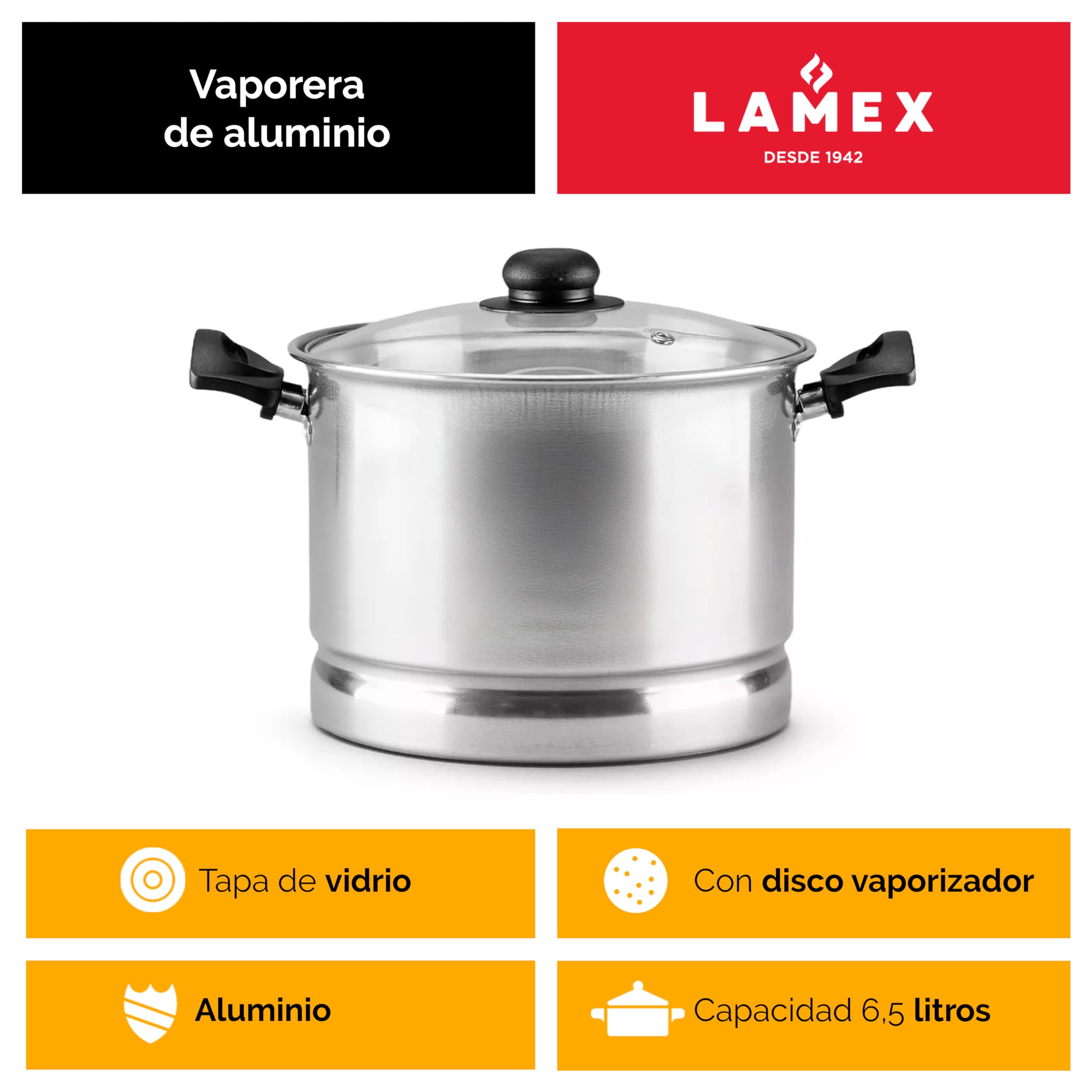 Amazon | LAMEX | アルミスチーマー | キッチンバッテリーを完成させる