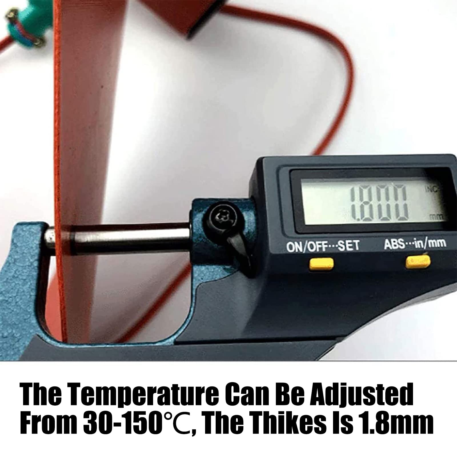 Fascia Riscaldante Silicone Per Fusti 20L - Termostato Regolabile 30-150°C Per Olio/Miele - Foto 6