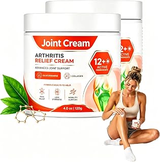 2026 Upgraded Arthritis Cream, Heat-Activated Soothing Cream for Knees, Hands & Shoulders, Lightweight Daily Body Care for Active Lifestyles, Non-Greasy Moisturizing Formula (2 Bottles)