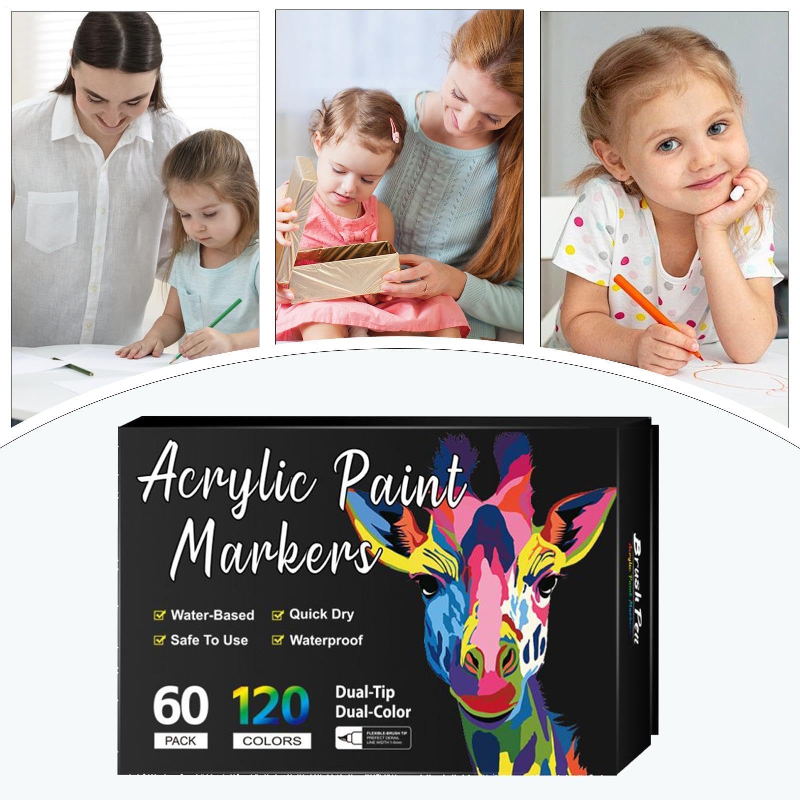 Rotuladores Acrílicos Rotuladores de Pintura Impermeables para Cerámica