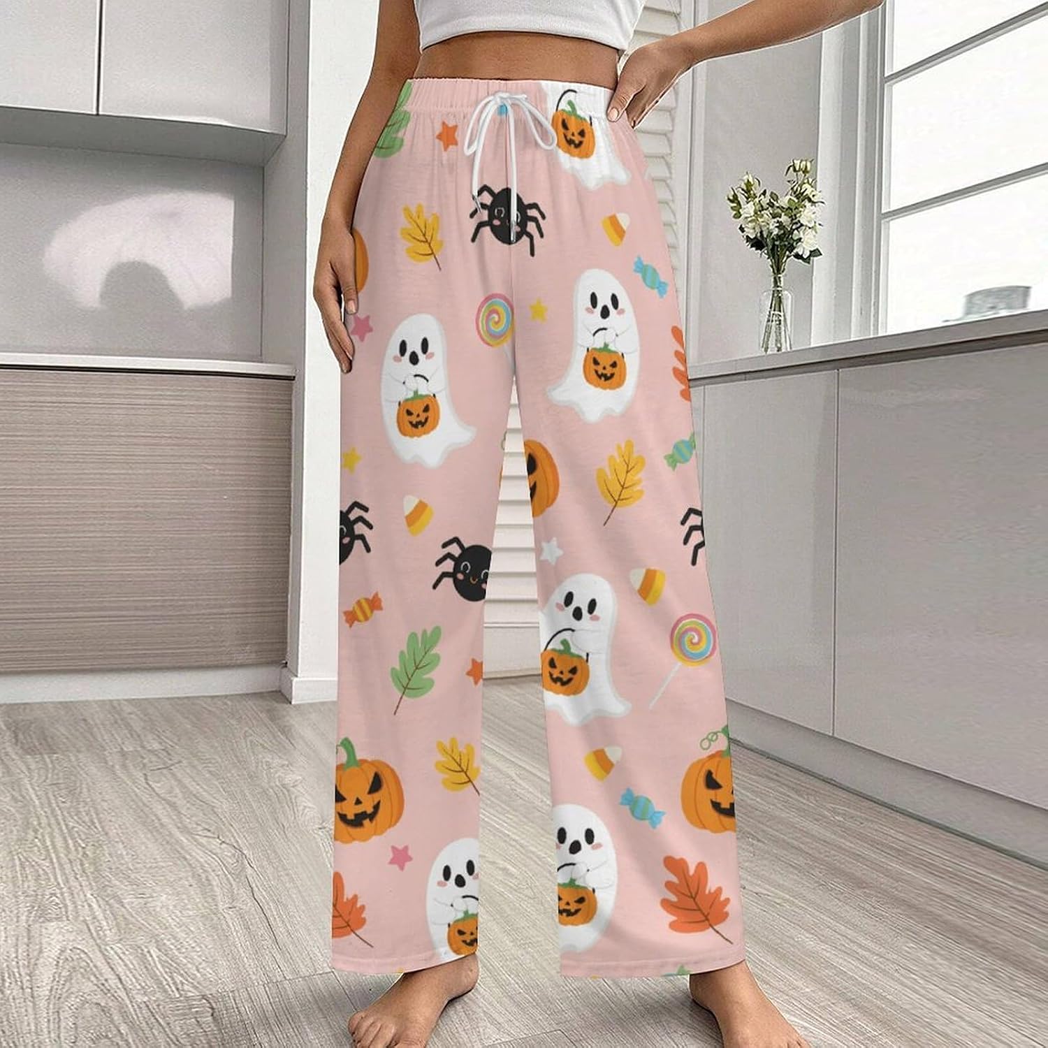 Pajama Bottoms for Women's Lounge Pants with Pockets Cozy Sleepwear for Yoga & Home, Breathable Pajama Bottoms