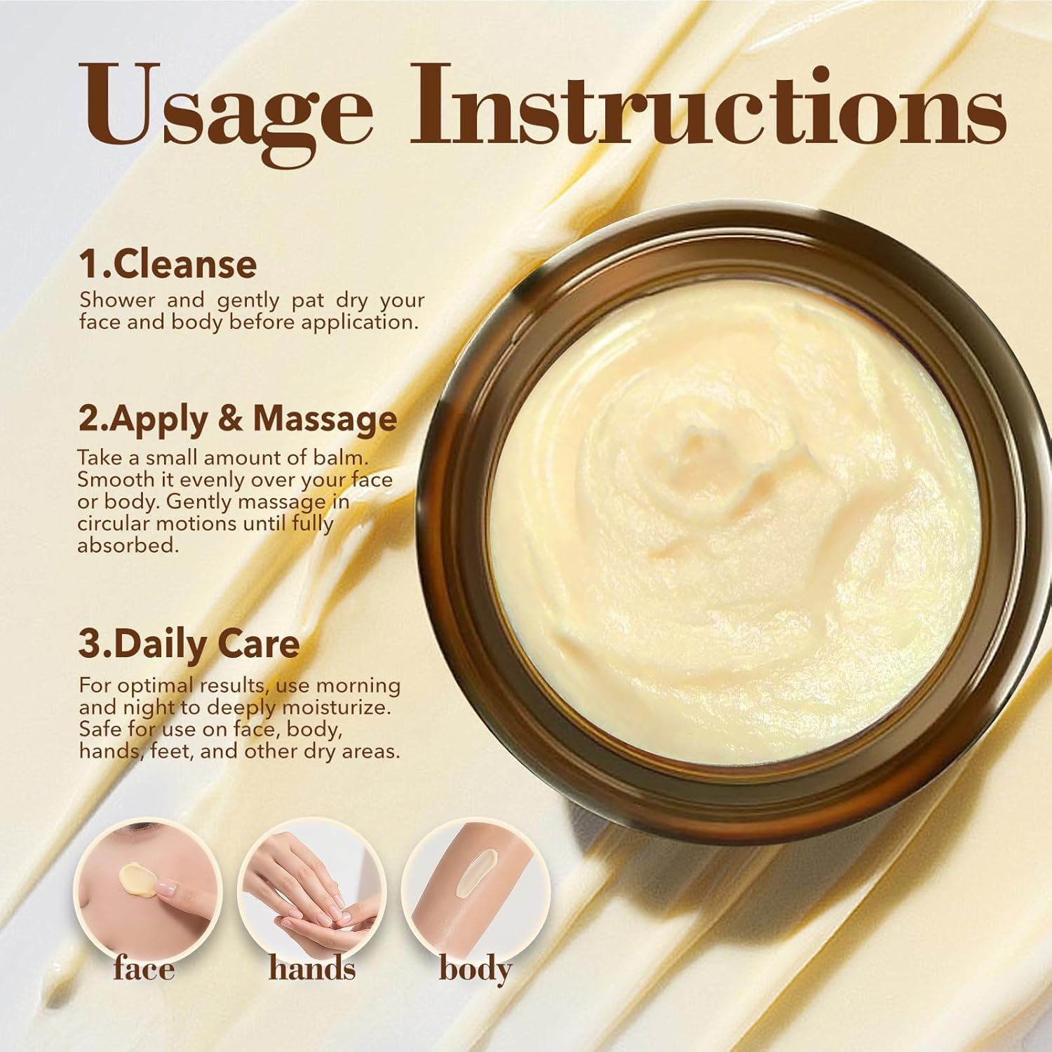 Beef Tallow for Skin (4.2 oz)– Tallow and Honey Balm for Face & Body – Grass-Fed Tallow with Beeswax, Sea Buckthorn Oil, Shea Butter, Vitamin E – Natural Moisturizer - Image 6