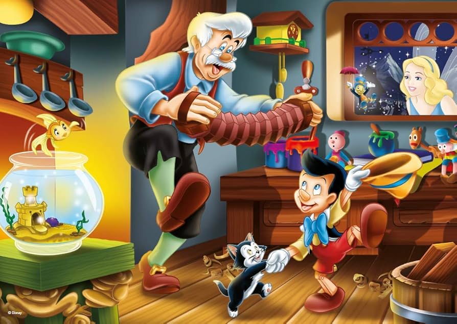 KING 55915 Disney Pinokio Puzzle - 500 szt : Amazon.pl: Zabawki