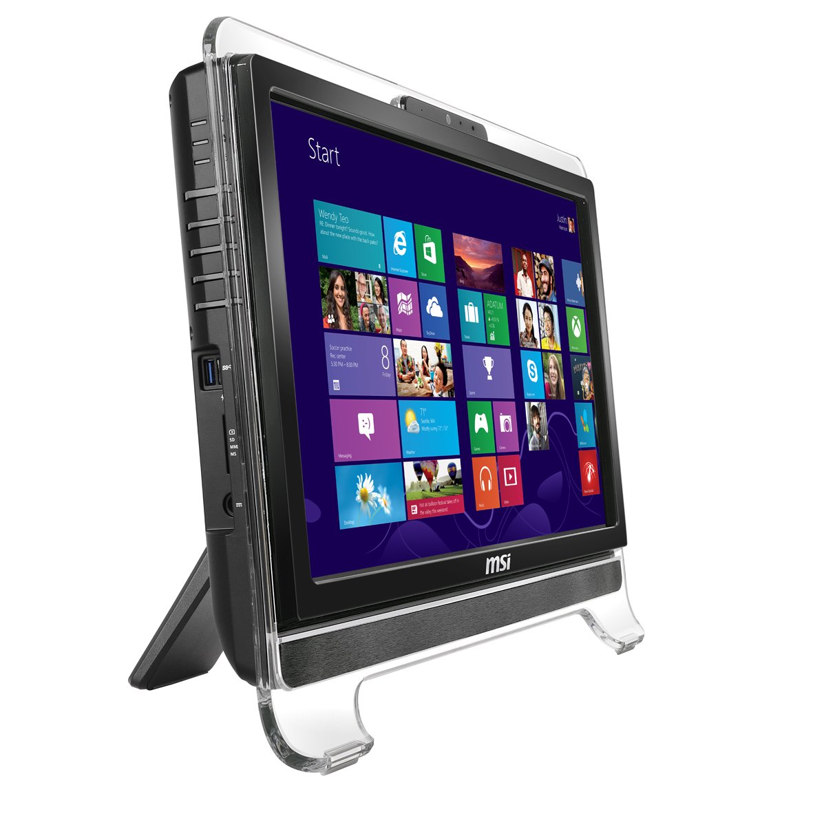 MSI AE2031-006EU 20" (50,80 cm) Intel Pentium 1,8 GHz 500 GB 4096 MB Intel HD Graphic Windows 8 Czarny