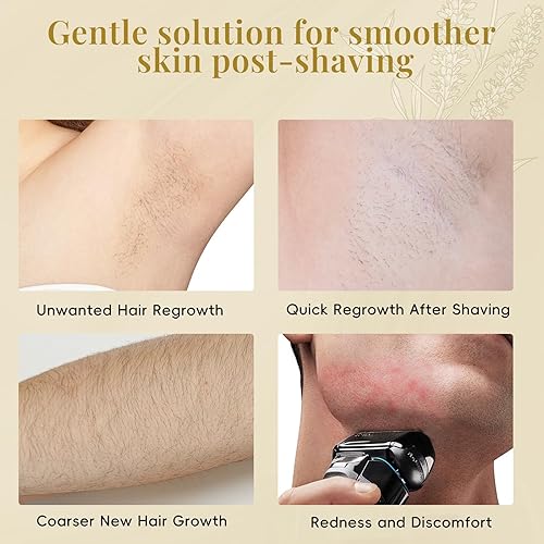 Miniatura 8 de Cyperus Rotundus Serum Roll-On  Tratamiento de pelo encarnado y protuberancia de afeitar, inhibidor natural del crecimiento del cabello y solución