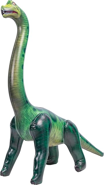 JOYIN 48" Brachiosaurus Inflatable Dinosaur Toy for Pool Party Decorations, Birthday Party Gift, Gift for Kids and Adults
