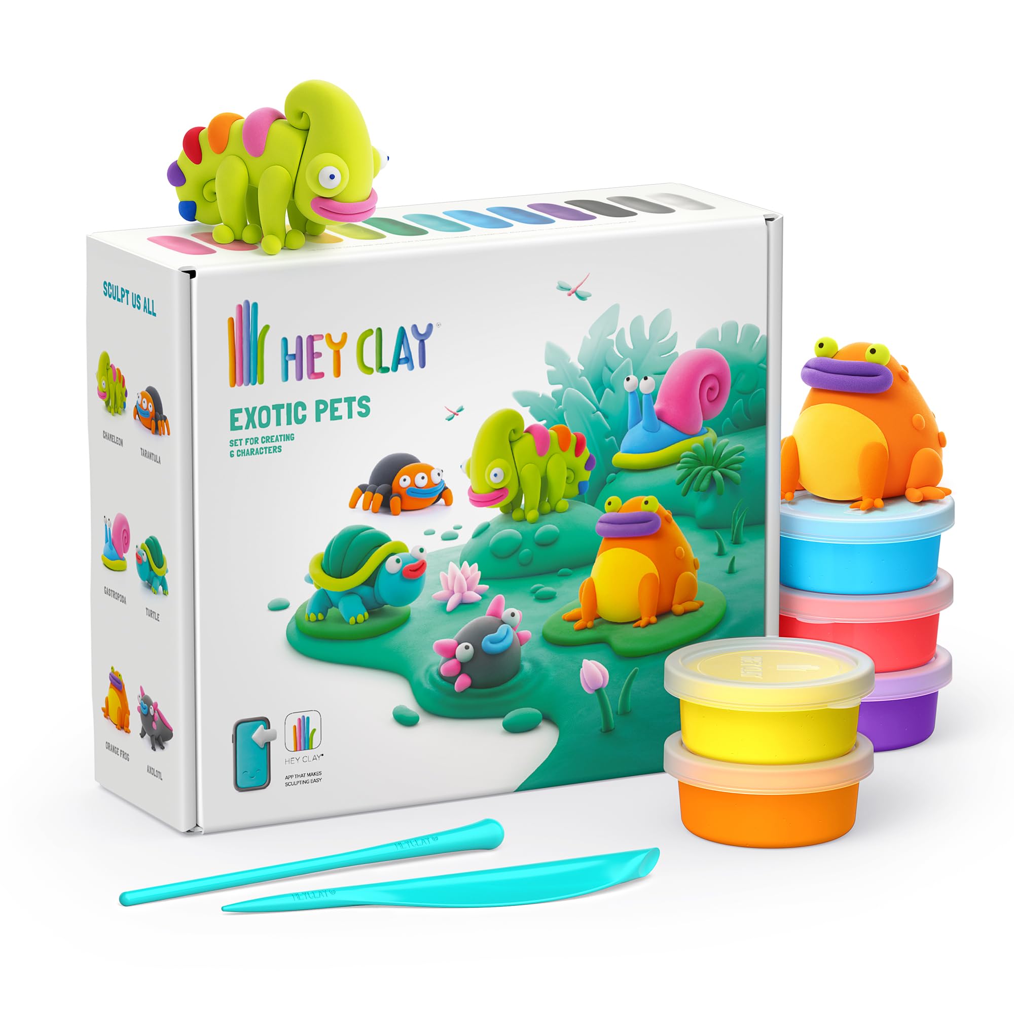 Amazon.com: Hey Clay 15 Cans Set - Colourful Modelling Kids Air