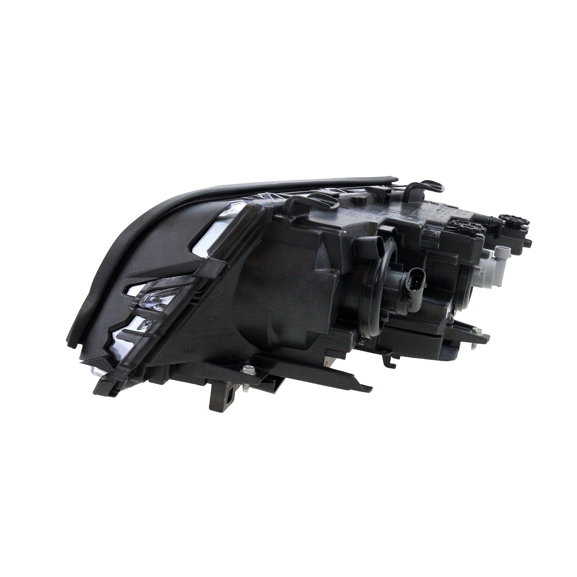BESTPRICE 2x fari anteriori sinistro + destro lente trasparente H7 FF - Fari con servomotore per il livellamento dei fari, compatibili con BMW 3 (E46), 3 Touring (E46)
