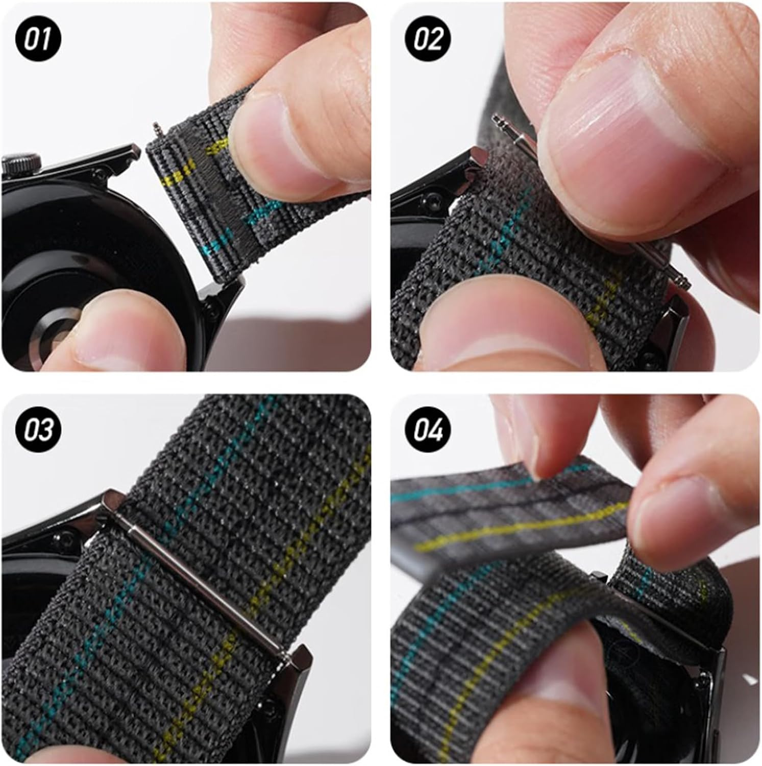 22MM Sport Nylon Bands for COROS PACE 3/4/APEX PRO/2 PRO/APEX 46mm for Women Men