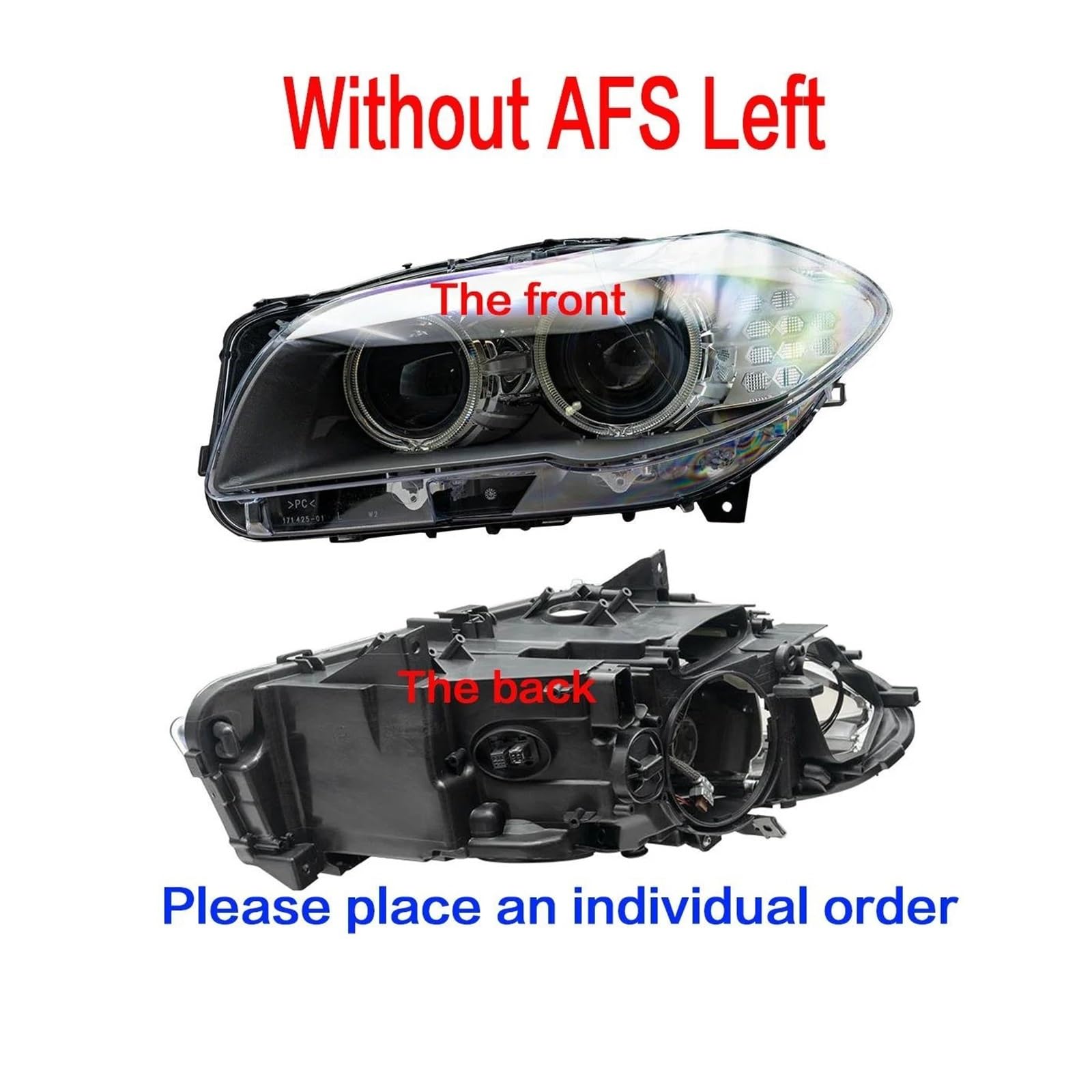 Headlight Double Hernia Headlamp For BMW 2011-2013 5-Series F10  
