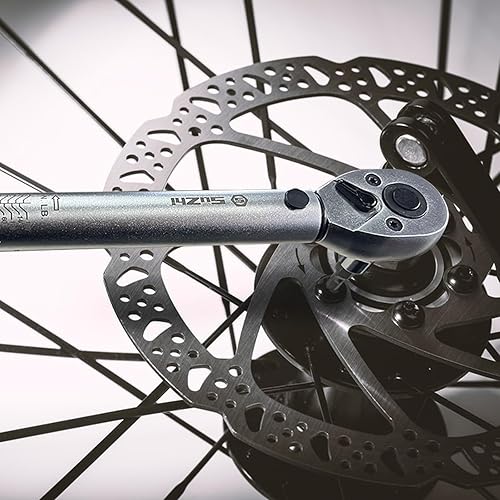Miniatura 7 de Llave dinamométrica de bicicleta pequeña de 14 de pulgada con precisión de 72 dientes, 20-200 pulgadas, aleación de aluminio de 2.26-22.6 Nm y