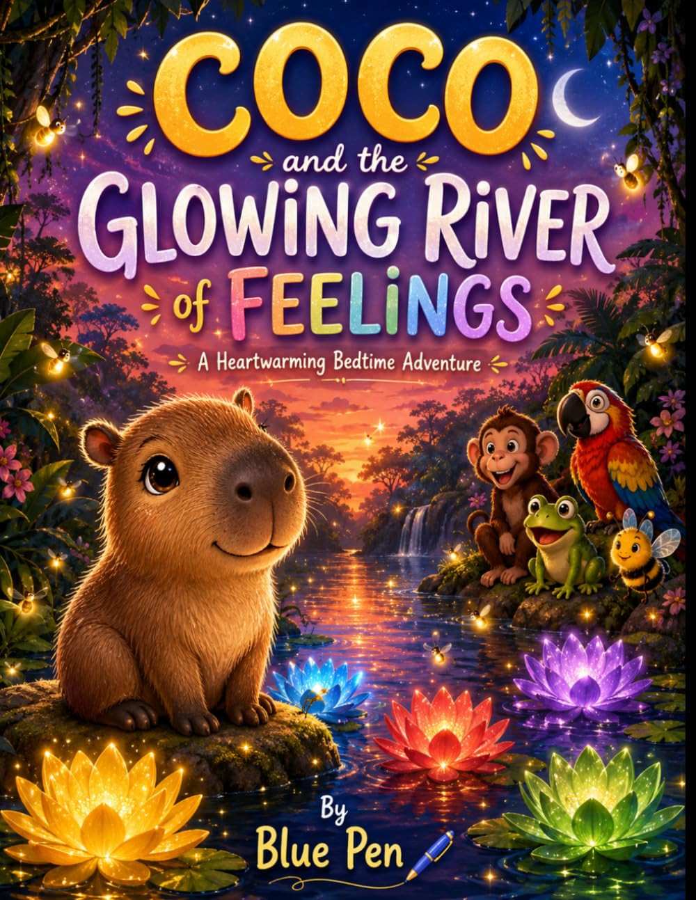Coco and the Glowing River of Feelings: A Heartwarming Bedtime Adventure About Feelings, Friendship, and Finding Calm