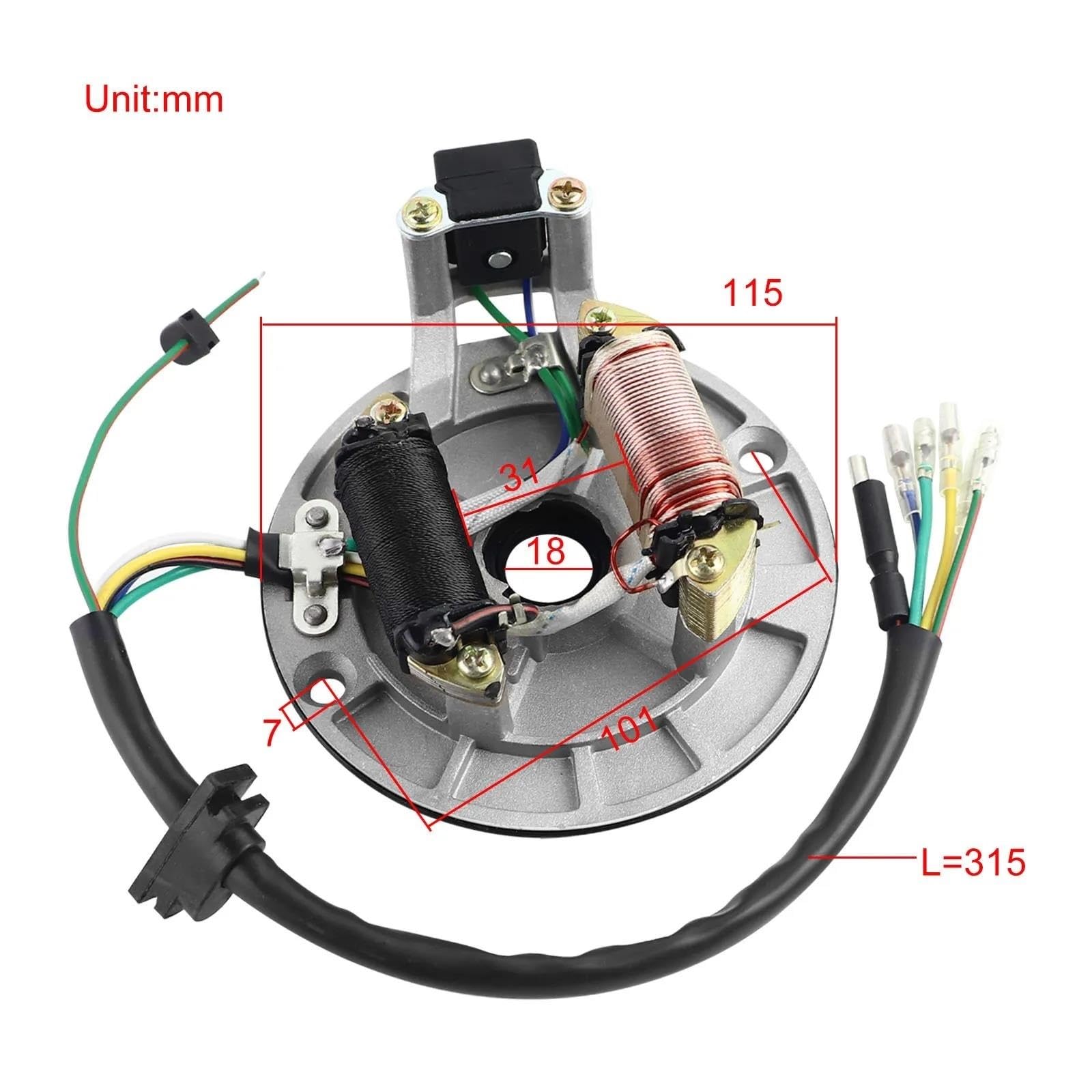 mtx50 AD06E ジェネレーター　ステータコイル Amazon | ジェネレーター コイル 50cc 70cc 90cc 110cc 125cc XR50 SSR