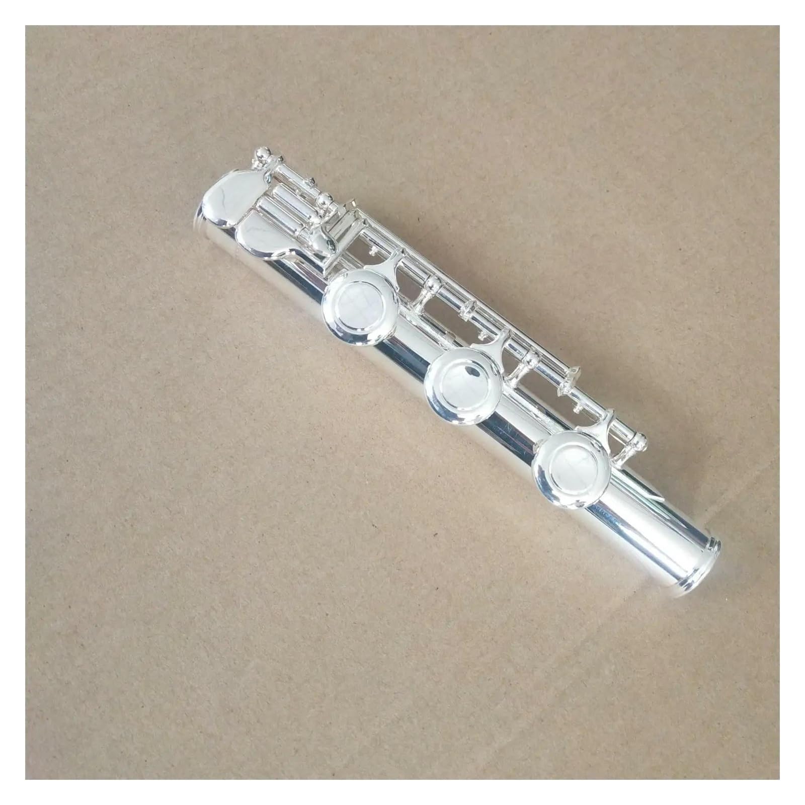 Professionale Flauto Traverso Flauto Con Bocchino Quadrato A 17 Fori Placcato In Nichel Argento Con Custodia E Accessori
