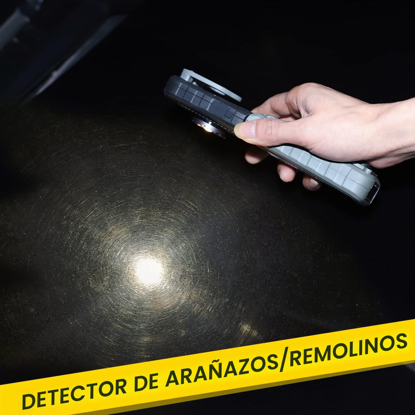 Luz de Trabajo LED: Lampára de Detalles Automático Profesional, Linterna de Inspección COB con Magnético, Recargable 4000mAh Para Igualación de Colores,Detalles y Trabajos Generales de Pintura
