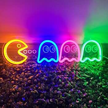 PAC-MAN パックマン ネオンサイン Amazon.co.jp: Open Road Brands パックマン ネオンサイン