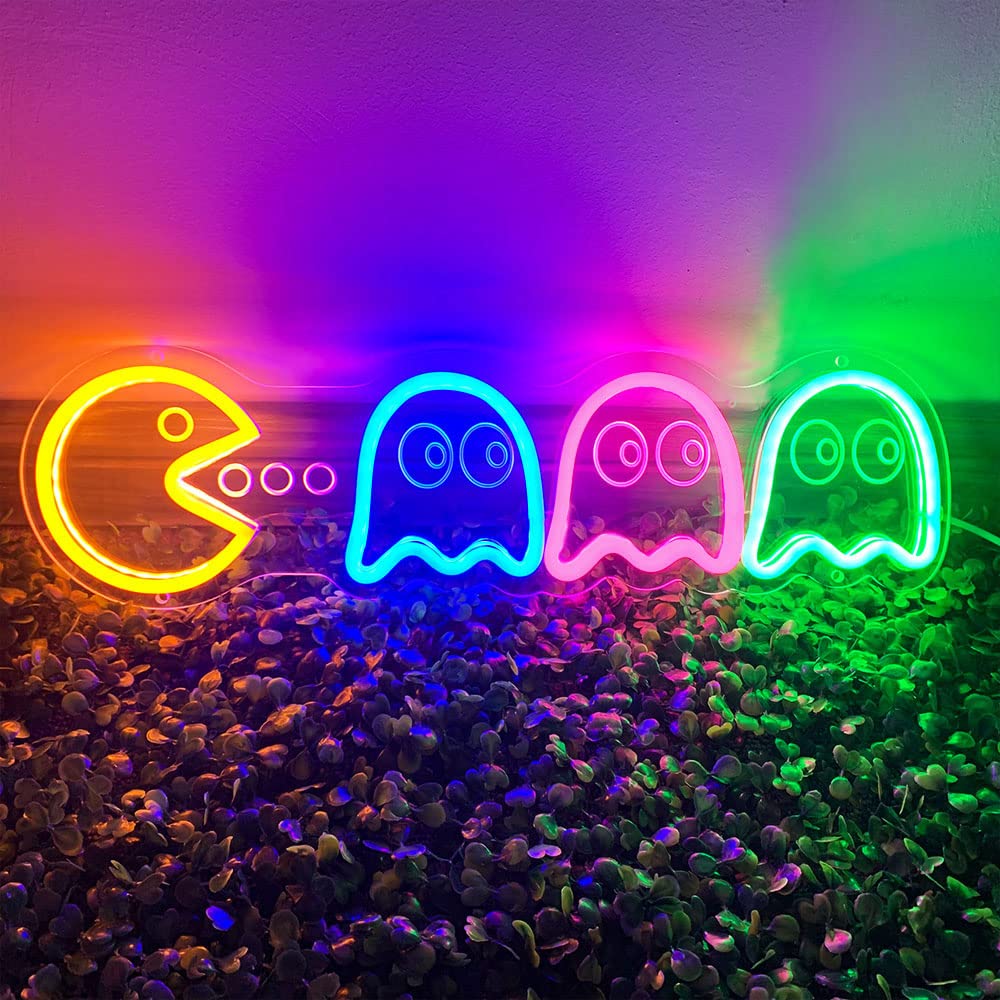 Amazon.co.jp: COLORNEON ゴーストネオンサイン ゲームルームの装飾用