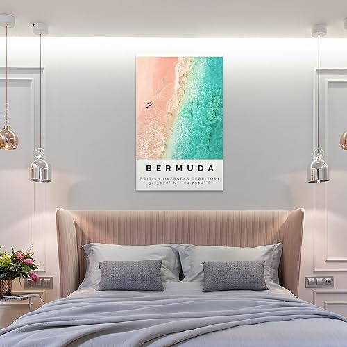 Miniatura 8 de Póster de Bermudas con impresión colorida, arte de pared de las Bermudas, decoración de fotos de Bermudas, impresión de viaje, póster de Vaca,