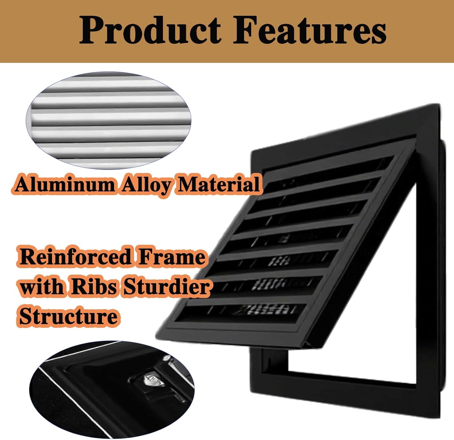 White 16x40in Vent Cover Grill with Filter Grid, for Home Wall Sidewall or Ceiling, Air Return Grille, Aluminum Air Vent Cover, for Home, Ceiling, Wall, Duct Opening Air Return Vents