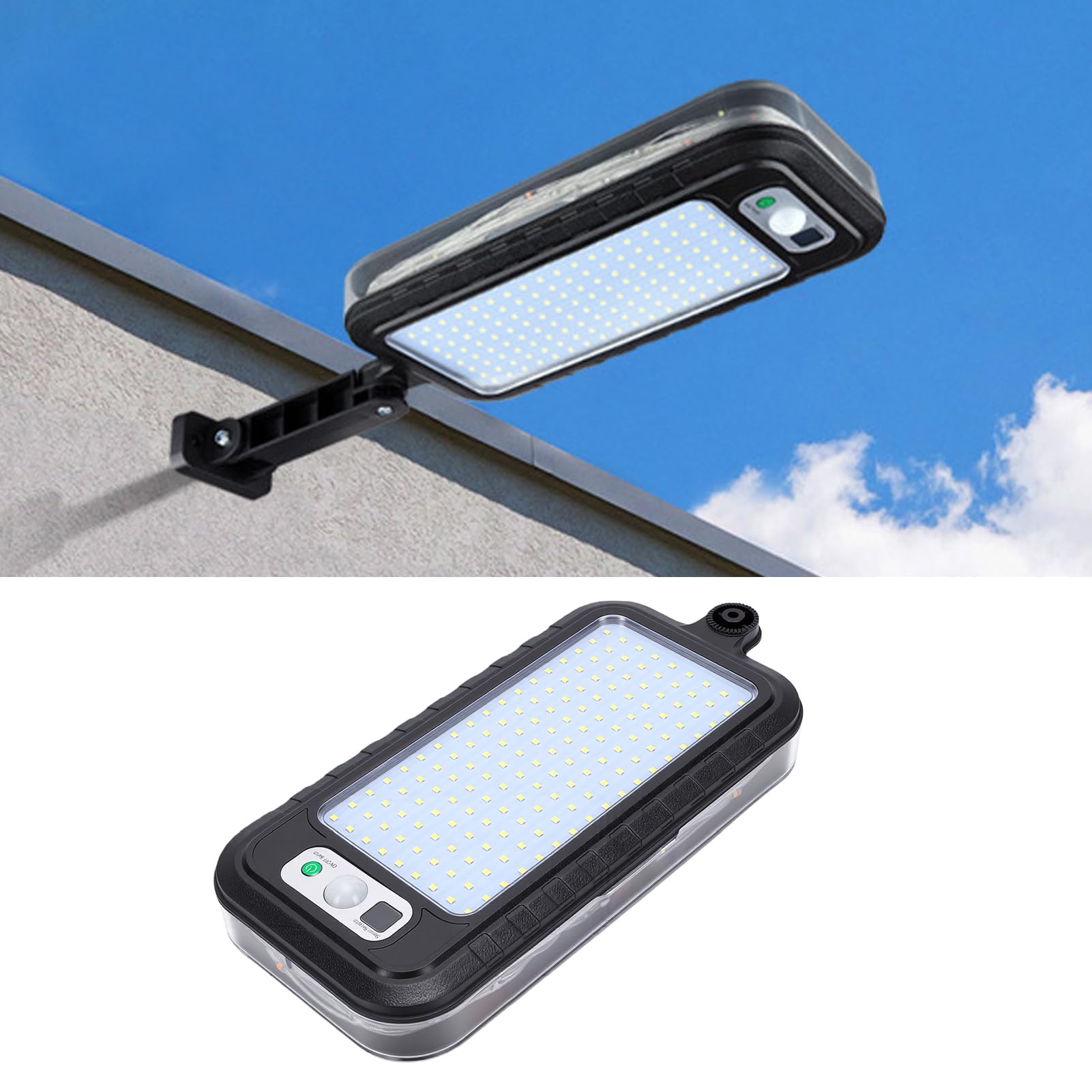 FTVOGUE Solarbetriebene LED-Außenleuchten mit Bewegungsmelder