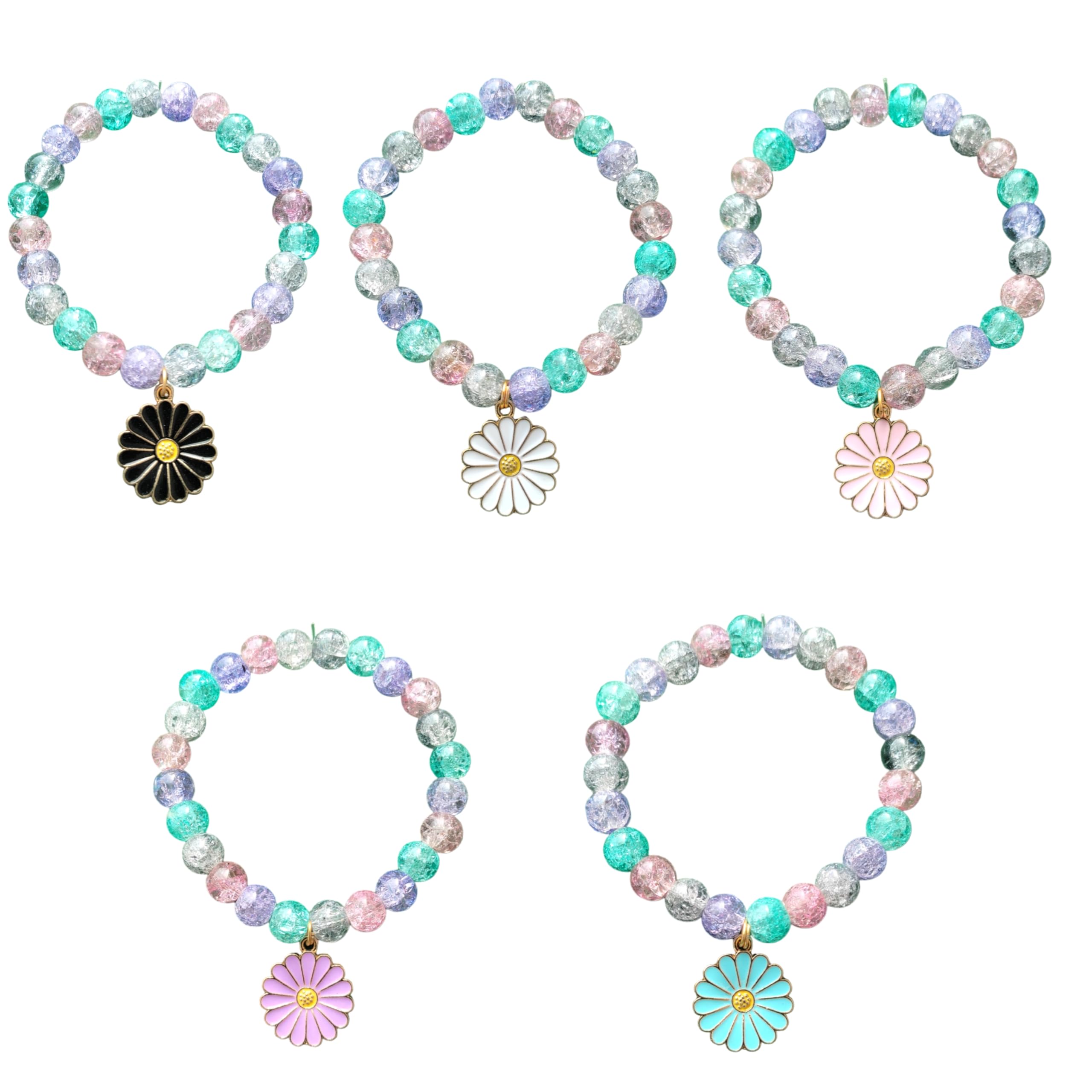 See full amazon price history chart for Jewelsbysirani Pack Of 5 Stylish Elegant Korean Daisy Beads Bracelet Combo For Girls And Women |Accessories| gift (Black, white, pink, purple, blue) Jewelsbysirani Pack Of 5 Stylish Elegant Korean Daisy Beads Bracelet Combo For Girls And Women |Accessories| gift (Black, white, pink, purple, blue) (B0CS6GTXWV) Amazon Price History, Amazon Price Tracker