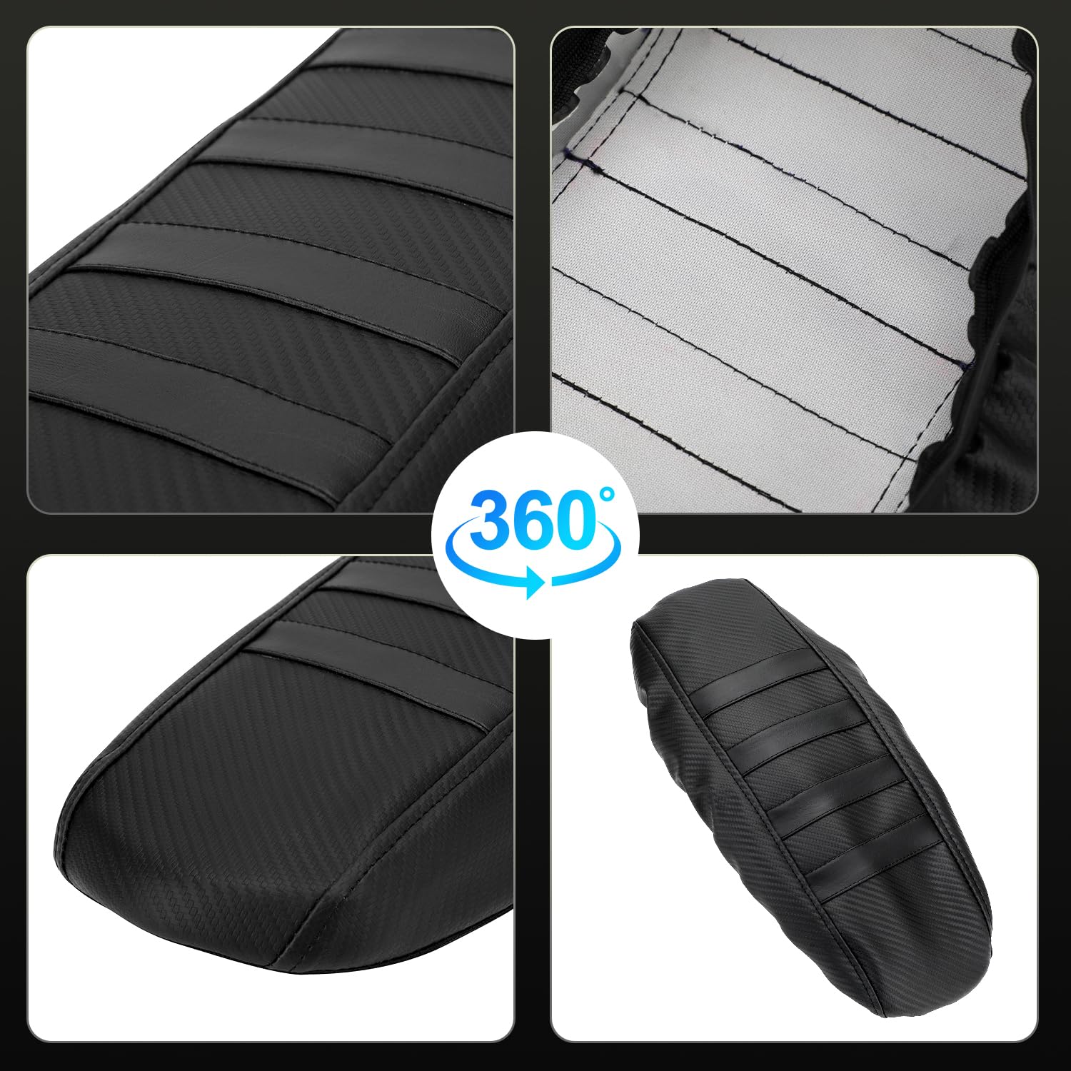 Cuscino Sella Imbottito Impermeabile Per Sur Ron Light Bee X/S, In PP, Con Struttura In Fibra Di Carbonio, Antiscivolo E Più Spesso