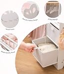 ROBOTIME Baby Doll Crib, Wooden Doll Bed, Toy Baby Crib with Storage, Bedding, and Wooden Hooks, Doll Crib Fits Dolls up to 22’’, Doll Furniture for American Girls Ages 3+ (Pink)