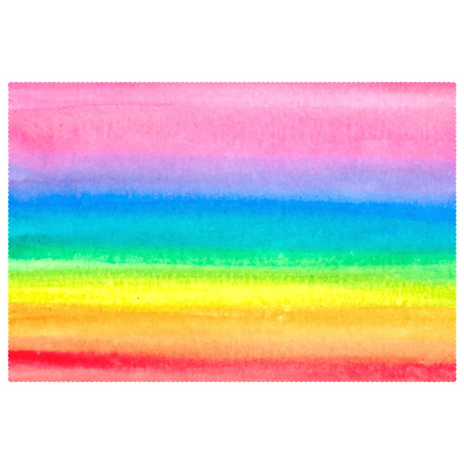 Set de table aquarelle coloré de qualité supérieure lot de 6