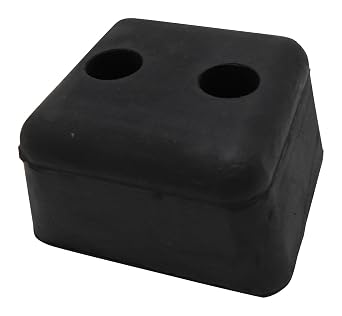 Hikari Rubber Stop Black 2.0 x 2.4 inches 50 x 60 mm GD-65-1
